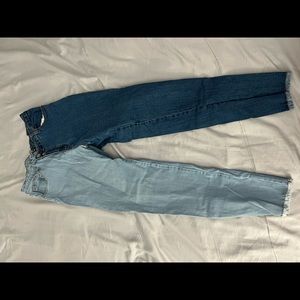 Two Tone Denim Jeans